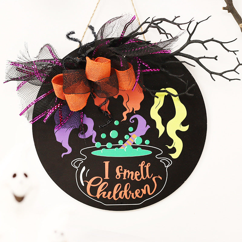 Hocus Pocus Witch Wooden Sign Halloween Door and Wall Hanging