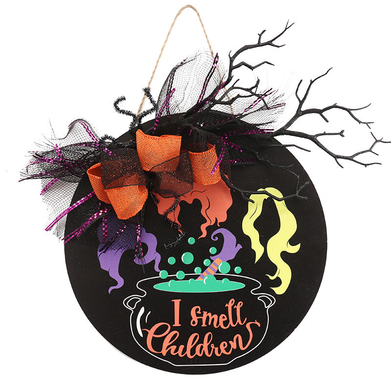 Hocus Pocus Witch Wooden Sign Halloween Door and Wall Hanging