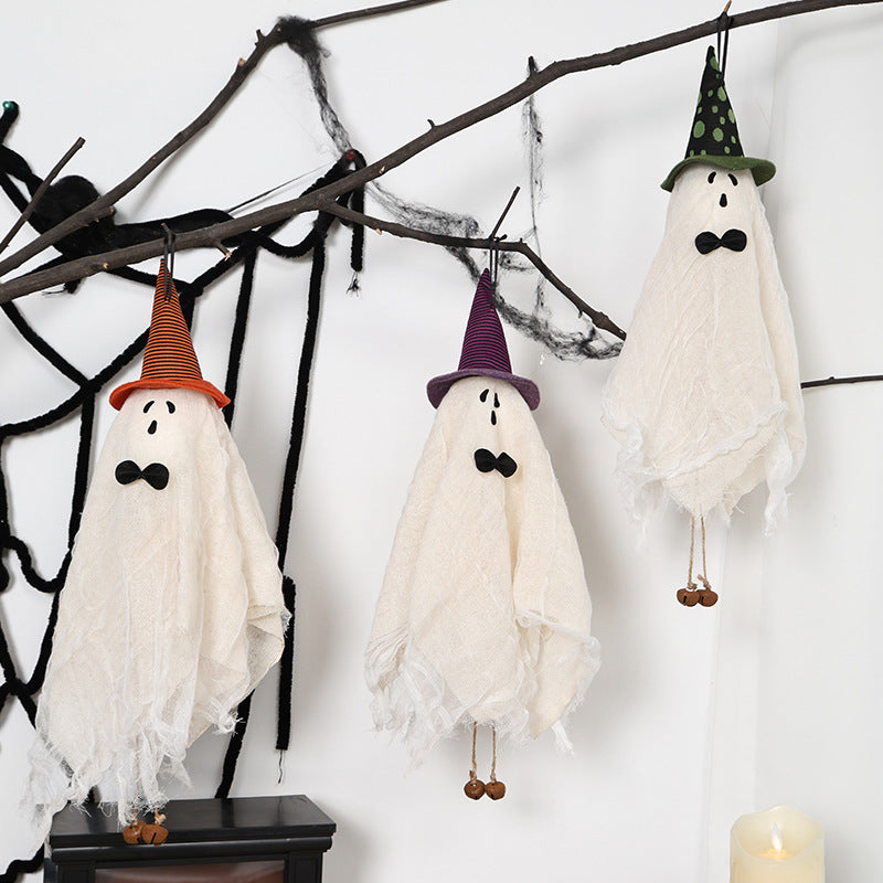 Witch Ghost Wind Chime Halloween Hanging Pendant